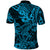 Hawaii Shark Polo Shirt Polynesian Pattern Sky Blue Version LT01 - Polynesian Pride