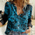 Hawaii Shark Women Casual Shirt Polynesian Pattern Sky Blue Version LT01 Female Blue - Polynesian Pride