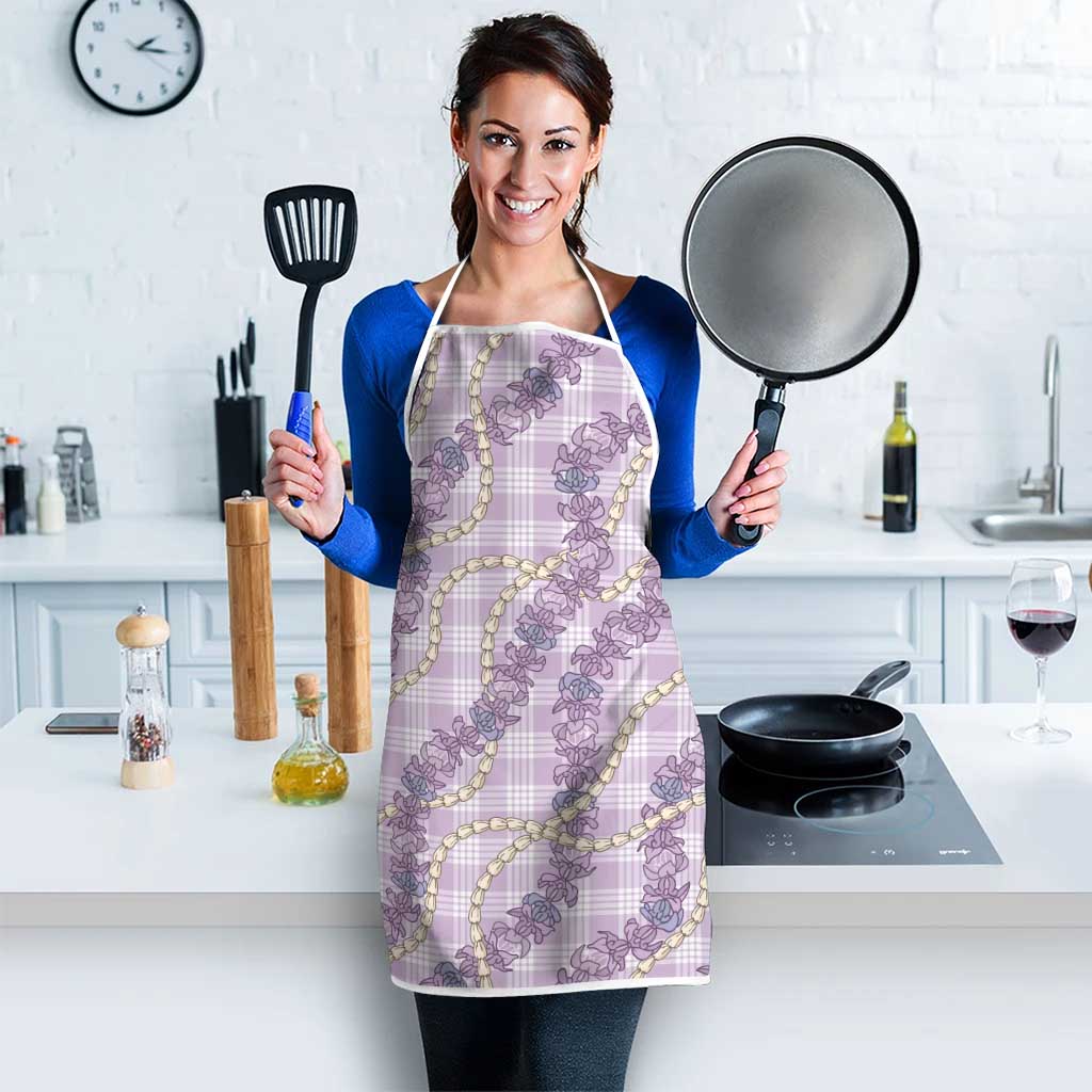Pua Kalaunu Lei Apron Palaka Pattern