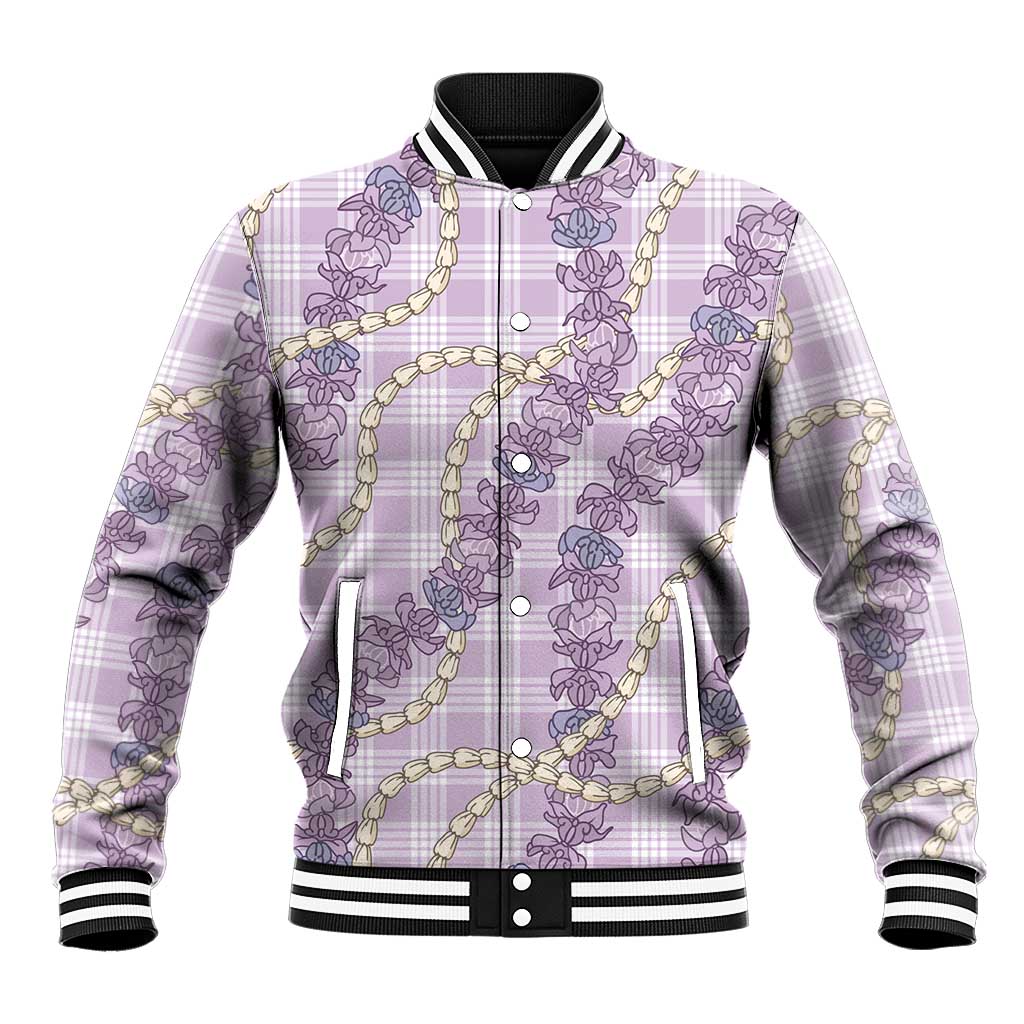 Pua Kalaunu Lei Baseball Jacket Palaka Pattern