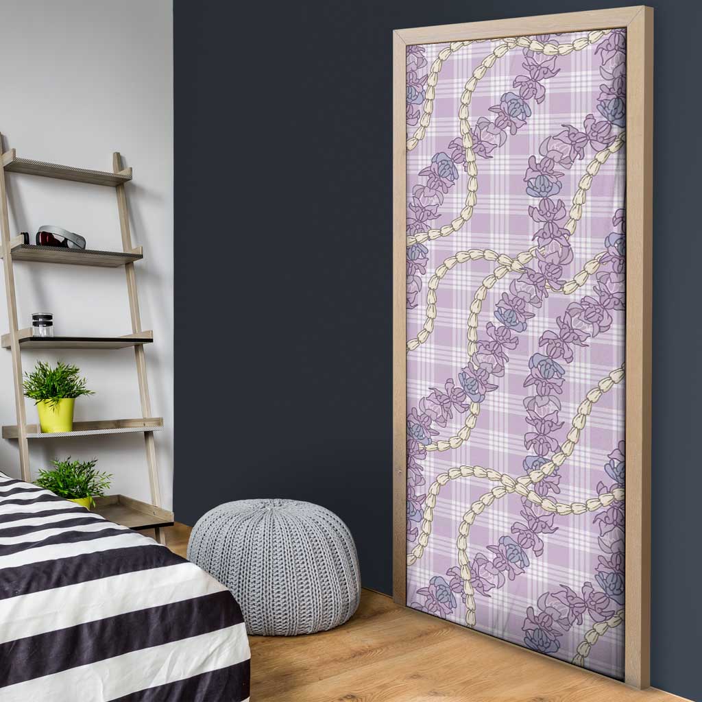 Pua Kalaunu Lei Door Cover Palaka Pattern LT01 - Polynesian Pride