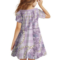 Pua Kalaunu Lei Family Matching Off Shoulder Short Dress and Hawaiian Shirt Palaka Pattern LT01 - Polynesian Pride