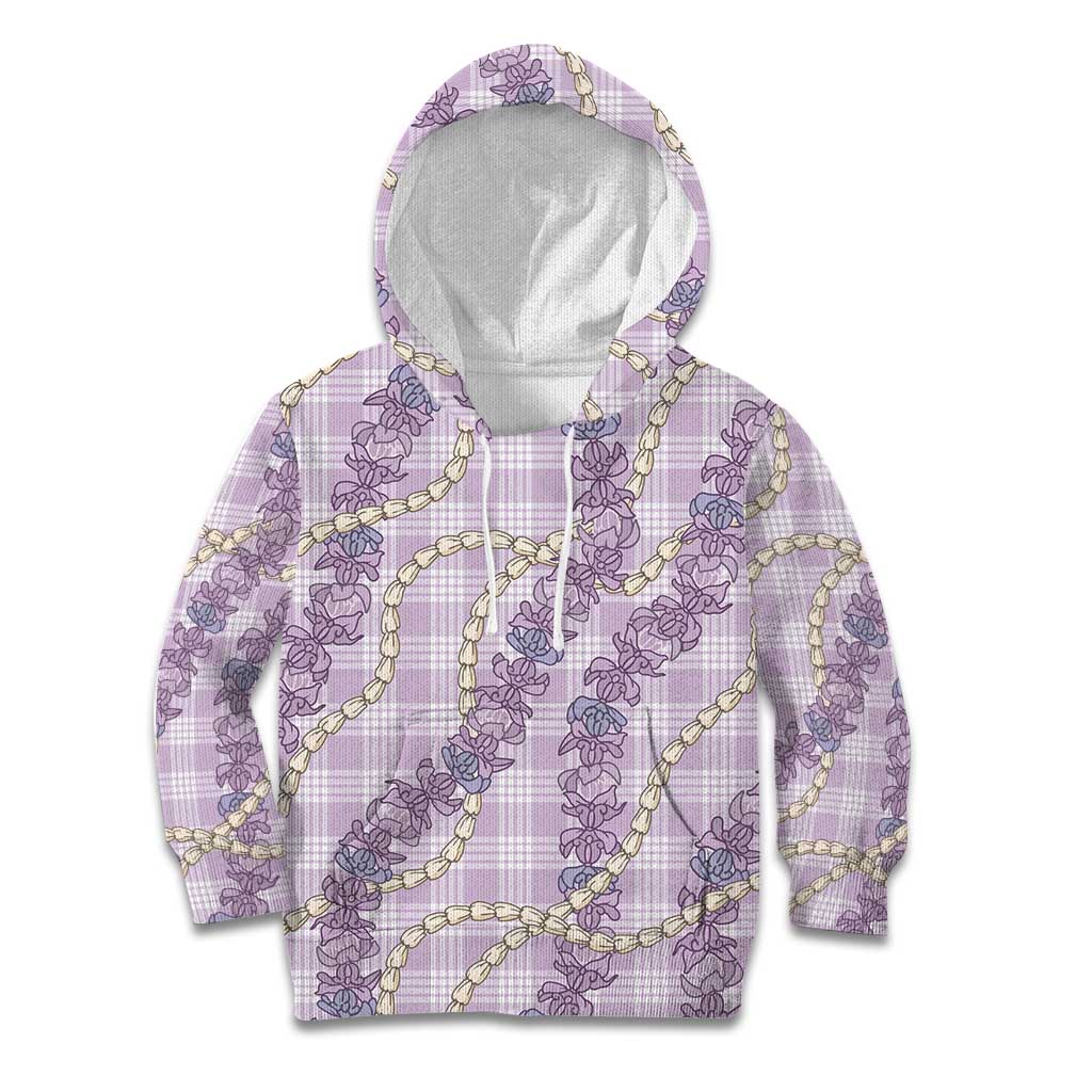 Pua Kalaunu Lei Kid Hoodie Palaka Pattern