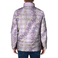 Pua Kalaunu Lei Padded Jacket Palaka Pattern