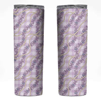 Pua Kalaunu Lei Skinny Tumbler Palaka Pattern