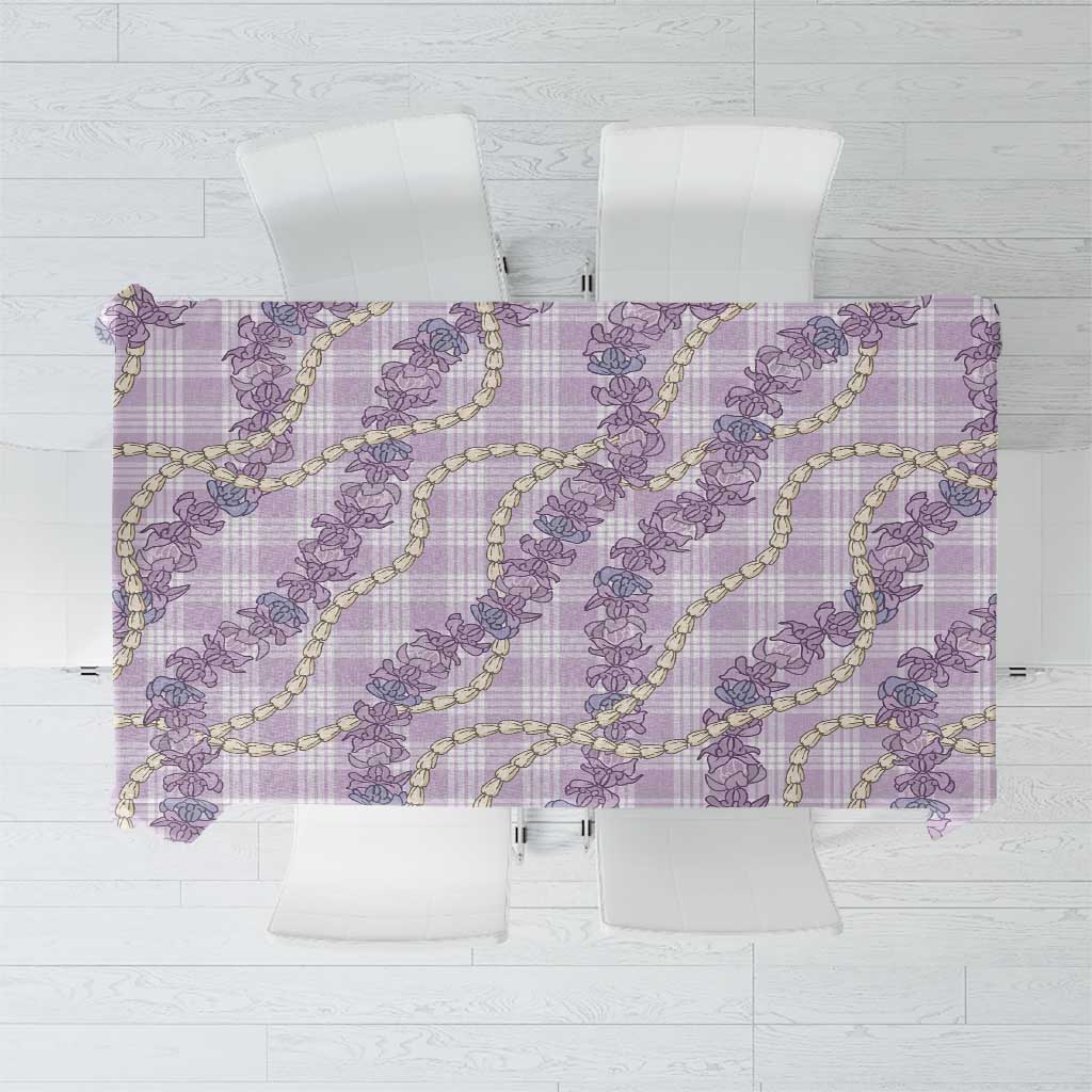 Pua Kalaunu Lei Tablecloth Palaka Pattern