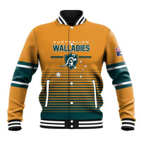 Custom Rugby Australia Baseball Jacket Junior Wallabies Go Champions