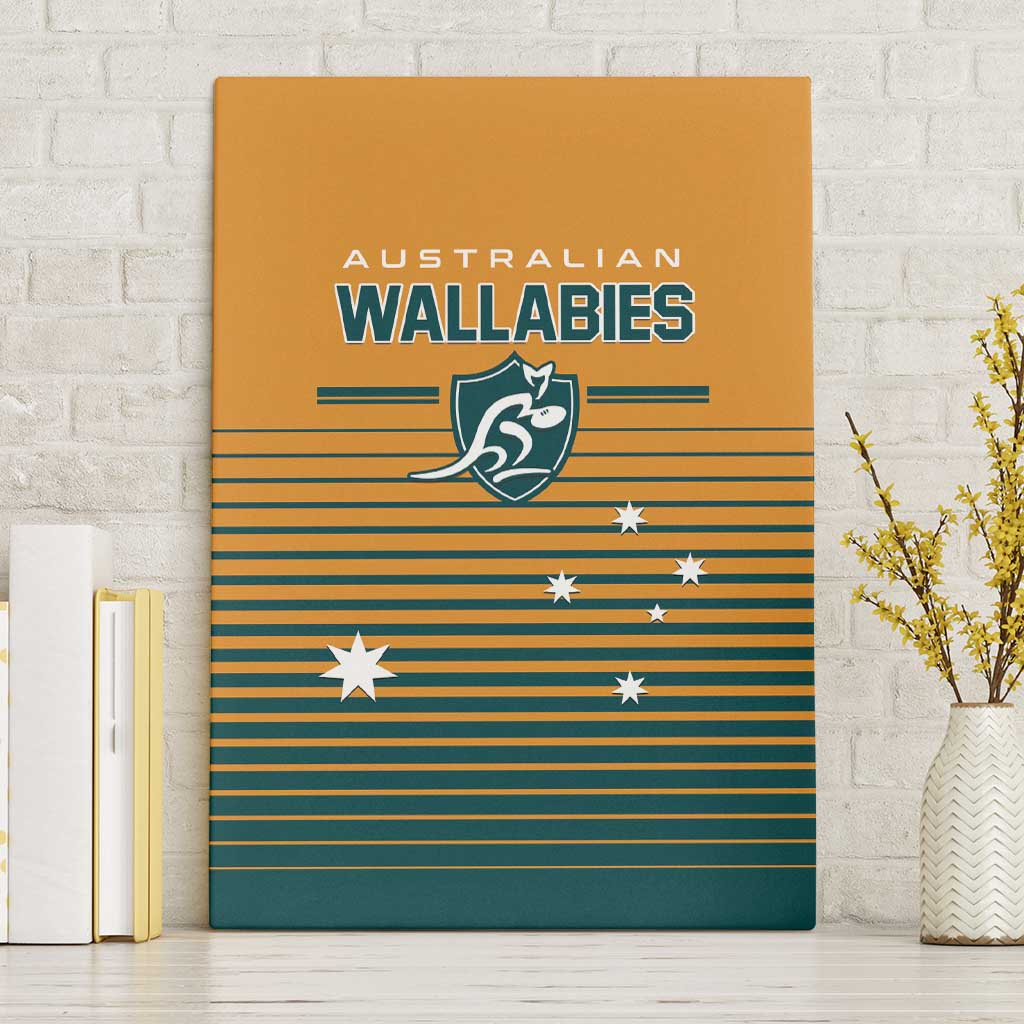 Rugby Australia Canvas Wall Art Junior Wallabies Go Champions