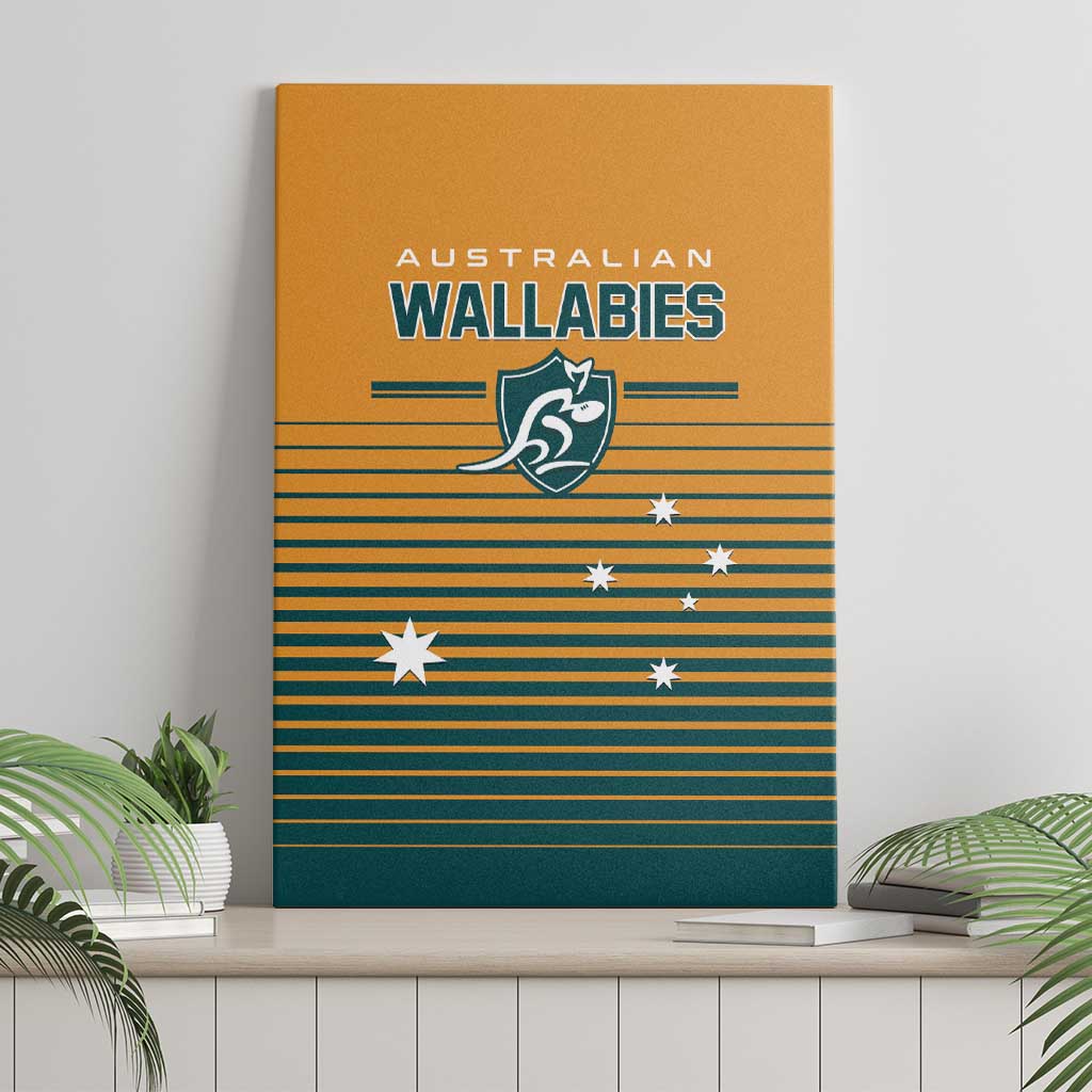 Rugby Australia Canvas Wall Art Junior Wallabies Go Champions