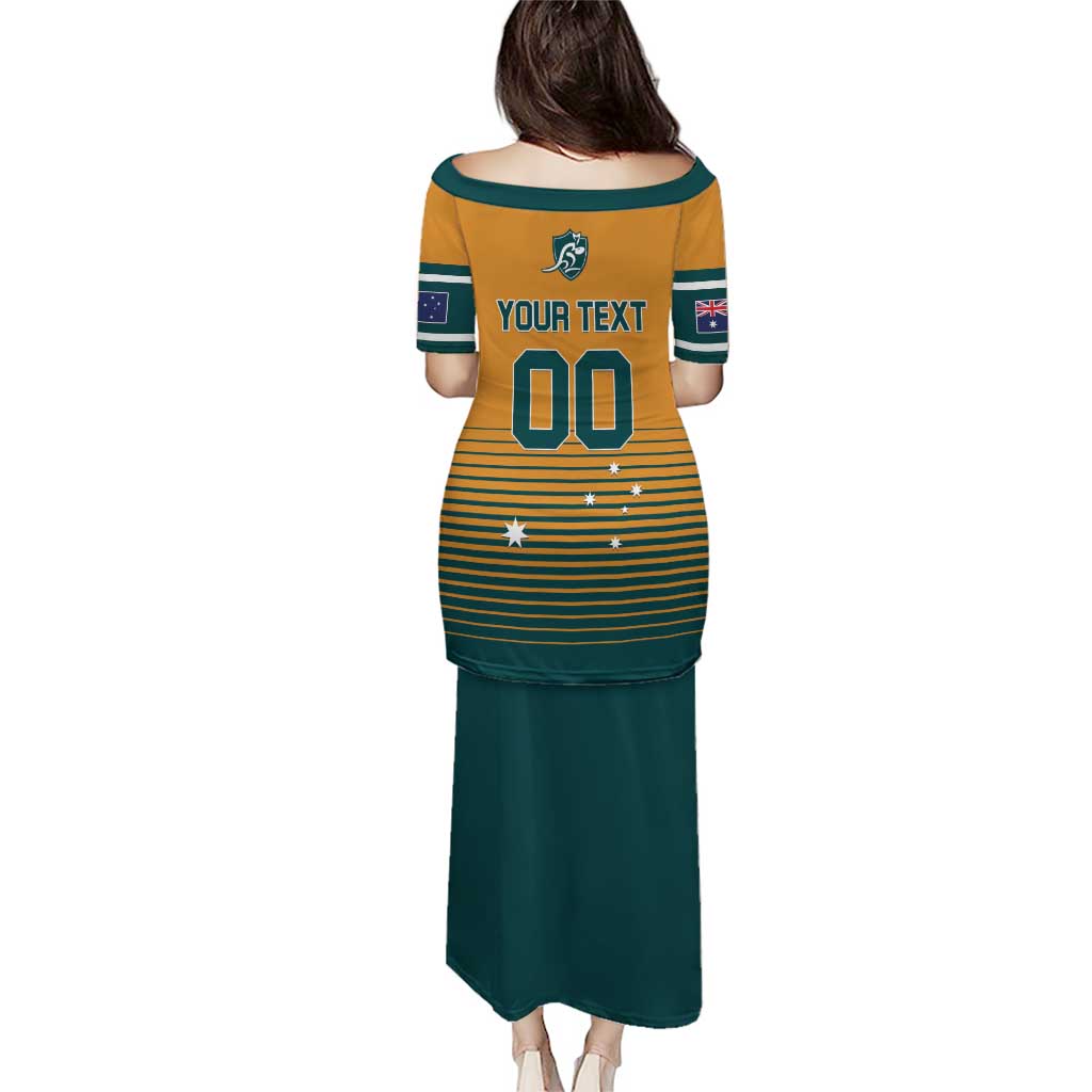 Custom Rugby Australia Puletasi Junior Wallabies Go Champions