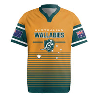 Custom Rugby Australia Rugby Jersey Junior Wallabies Go Champions LT01 Yellow - Polynesian Pride