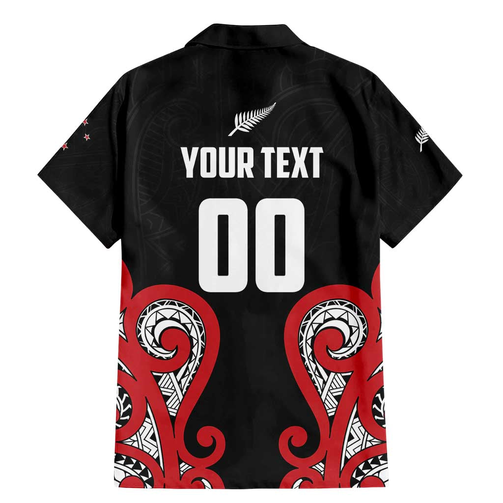 Custom Rugby New Zealand Family Matching Mermaid Dress and Hawaiian Shirt Baby Black Go Champions