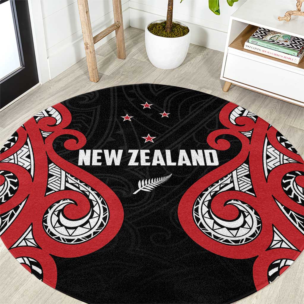Rugby New Zealand Round Carpet Baby Black Go Champions
