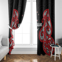 Rugby New Zealand Window Curtain Baby Black Go Champions