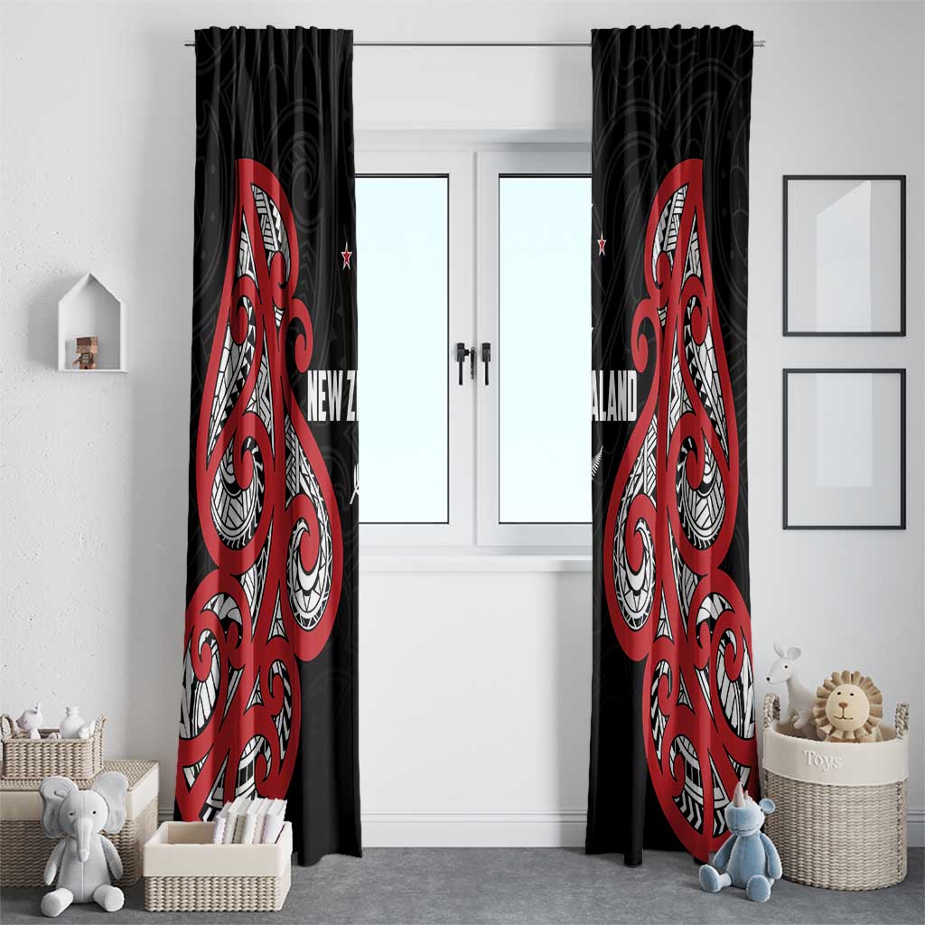 Rugby New Zealand Window Curtain Baby Black Go Champions