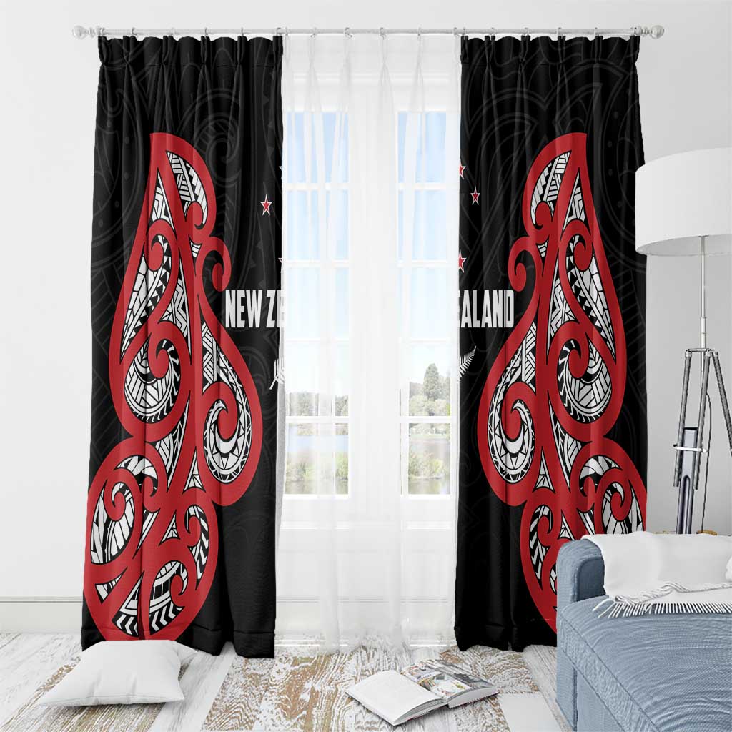 Rugby New Zealand Window Curtain Baby Black Go Champions