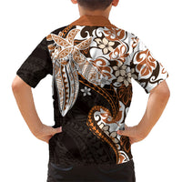 Monstera Plumeria Flowers Orange Family Matching Mermaid Dress and Hawaiian Shirt Polynesian Pattern LT01 - Polynesian Pride