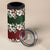 Hawaiian Hibiscus Christmas Color 4 in 1 Can Cooler Tumbler Unique