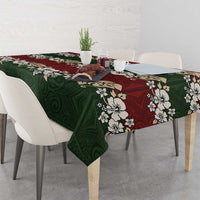 Hawaiian Hibiscus Christmas Color Tablecloth Unique