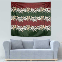 Hawaiian Hibiscus Christmas Color Tapestry Unique