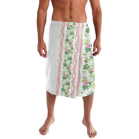 Monstera Tiare Plumeria Lavalava Green Polynesian Pattern LT01 Green - Polynesian Pride