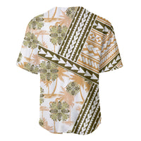 Hawaii Quilt Baseball Jersey Kakau Polynesian Pattern Gold Version LT01 - Polynesian Pride