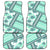Hawaii Quilt Car Mats Kakau Polynesian Pattern Teal Version LT01 Teal - Polynesian Pride