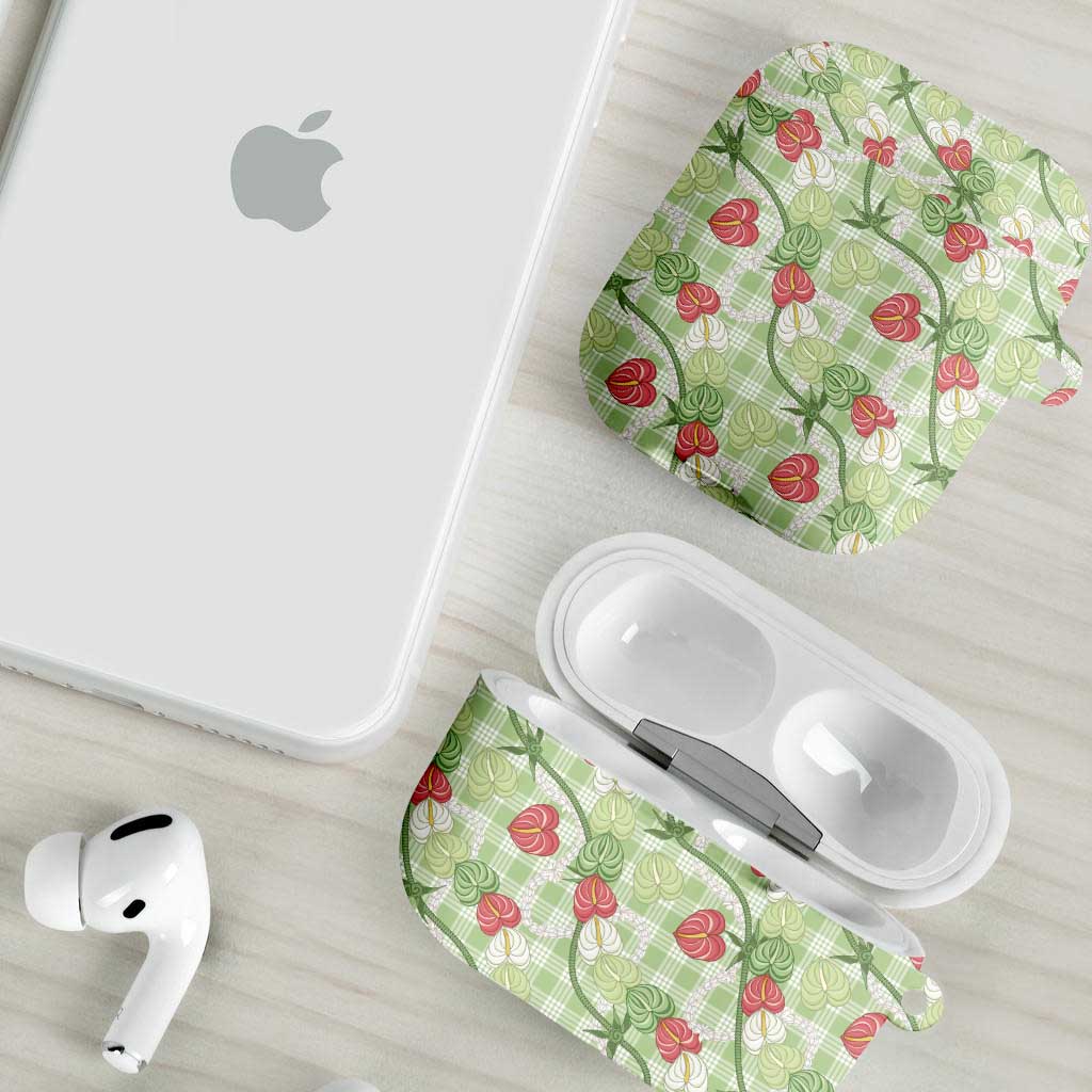 Anthurium Pikake Ti Leaf Palaka AirPods Case Green Version