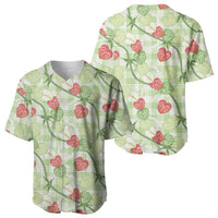 Anthurium Pikake Ti Leaf Palaka Baseball Jersey Green Version