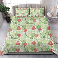 Anthurium Pikake Ti Leaf Palaka Bedding Set Green Version