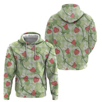 Anthurium Pikake Ti Leaf Palaka Hoodie Green Version