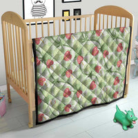 Anthurium Pikake Ti Leaf Palaka Quilt Green Version