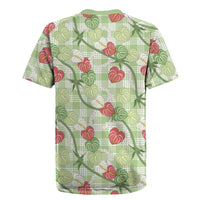 Anthurium Pikake Ti Leaf Palaka Rugby Jersey Green Version