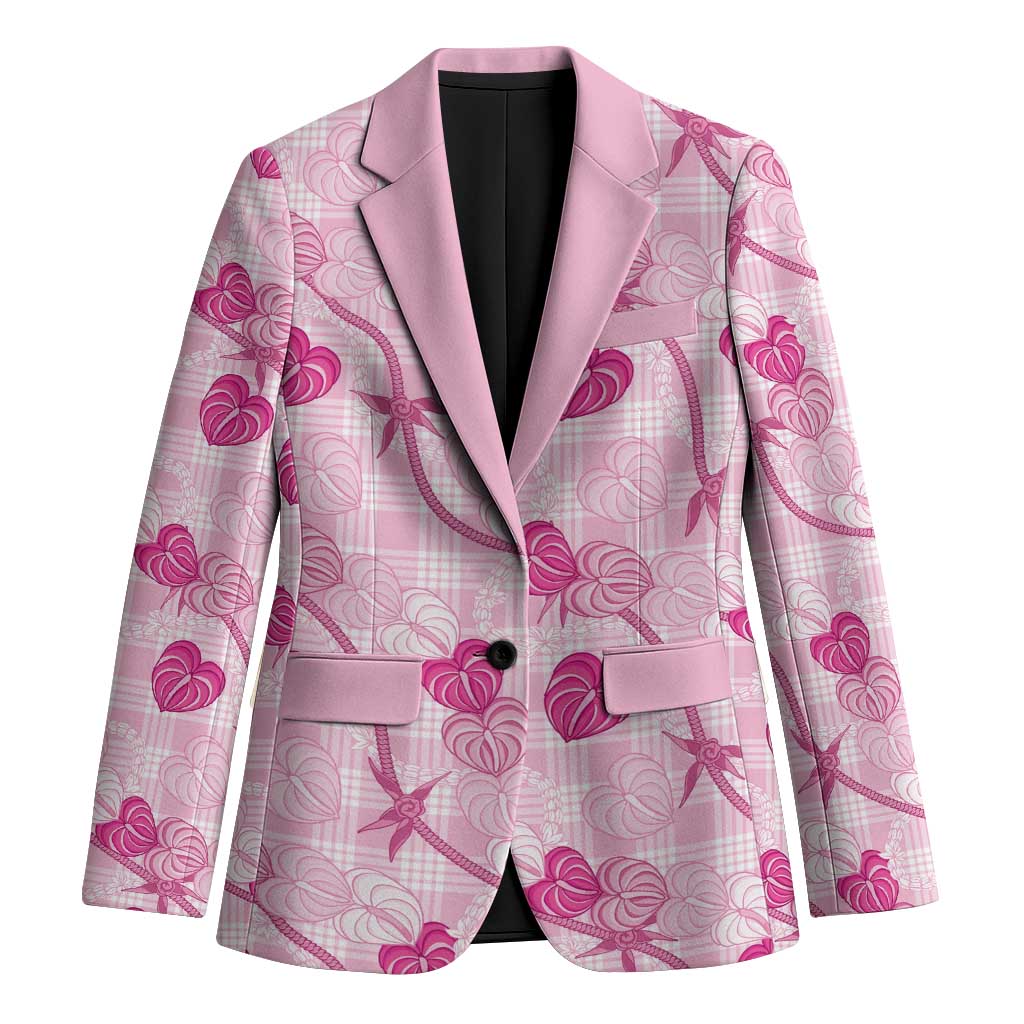 Anthurium Pikake Ti Leaf Palaka Blazer Pink Version