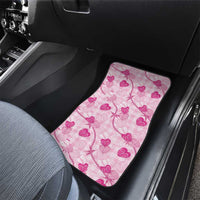 Anthurium Pikake Ti Leaf Palaka Car Mats Pink Version