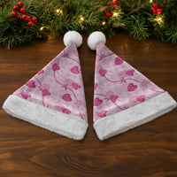 Anthurium Pikake Ti Leaf Palaka Christmas Santa Hat Pink Version LT01 - Polynesian Pride