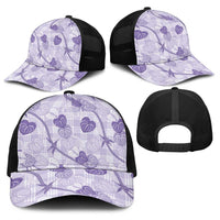 Anthurium Pikake Ti Leaf Palaka Baseball Net Cap Purple Version