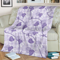 Anthurium Pikake Ti Leaf Palaka Blanket Purple Version