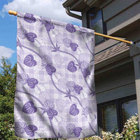 Anthurium Pikake Ti Leaf Palaka Garden Flag Purple Version