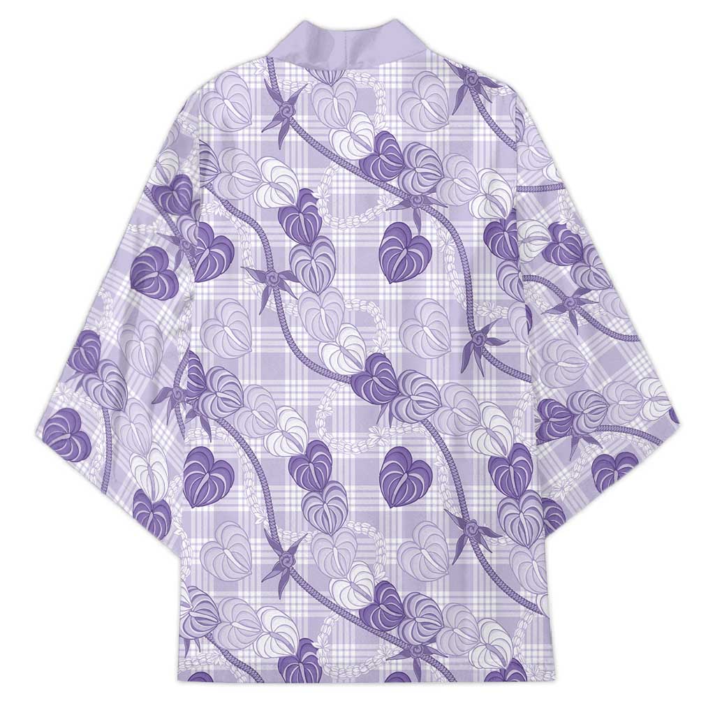 Anthurium Pikake Ti Leaf Palaka Kimono Purple Version