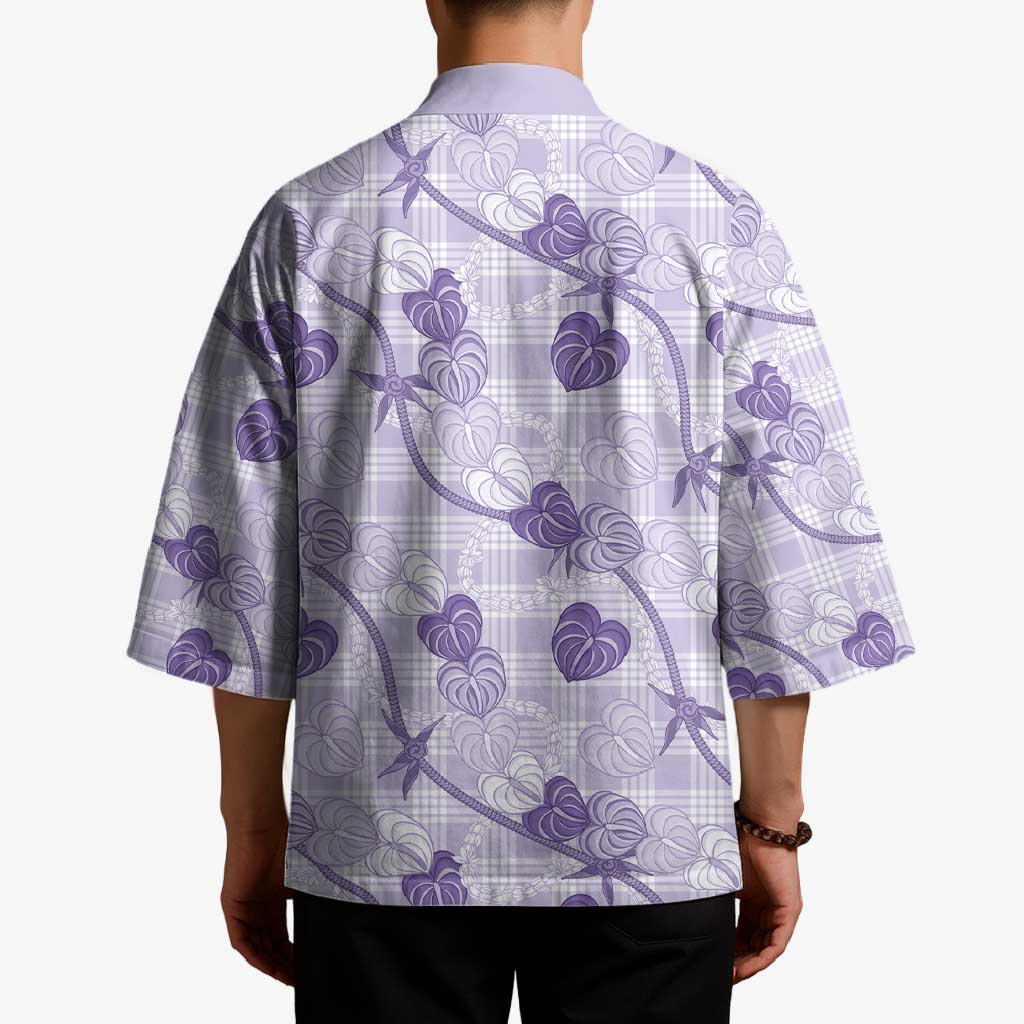 Anthurium Pikake Ti Leaf Palaka Kimono Purple Version