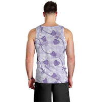 Anthurium Pikake Ti Leaf Palaka Men Tank Top Purple Version