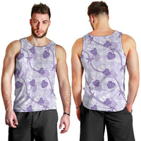 Anthurium Pikake Ti Leaf Palaka Men Tank Top Purple Version