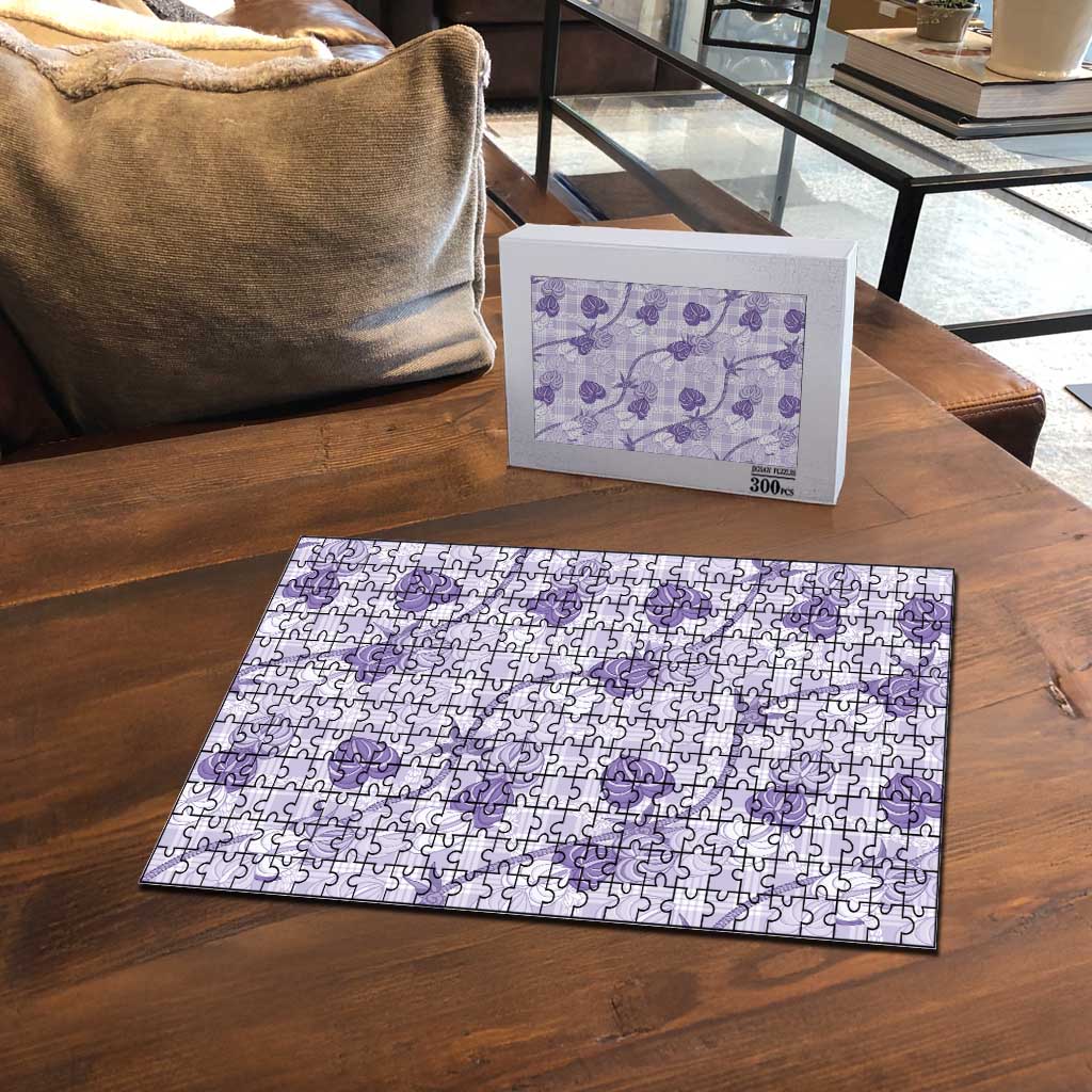 Anthurium Pikake Ti Leaf Palaka Puzzle Purple Version