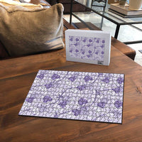 Anthurium Pikake Ti Leaf Palaka Puzzle Purple Version