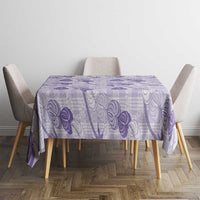 Anthurium Pikake Ti Leaf Palaka Tablecloth Purple Version
