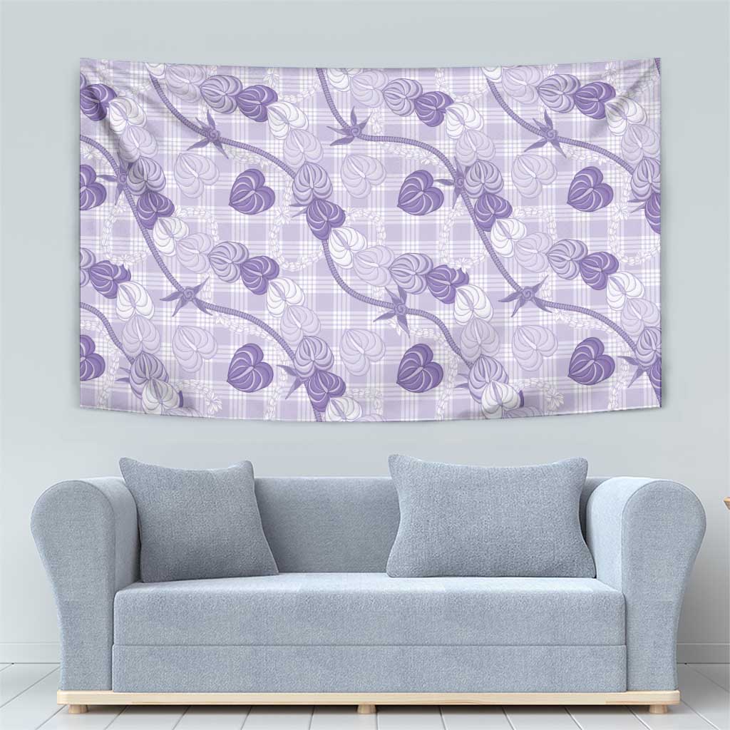 Anthurium Pikake Ti Leaf Palaka Tapestry Purple Version