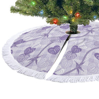 Anthurium Pikake Ti Leaf Palaka Tree Skirt Purple Version LT01 - Polynesian Pride