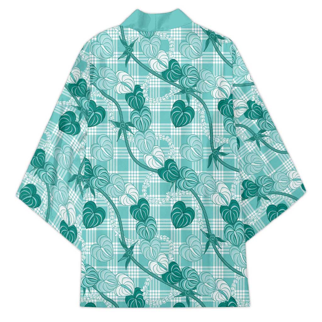 Anthurium Pikake Ti Leaf Palaka Kimono Turquoise Version