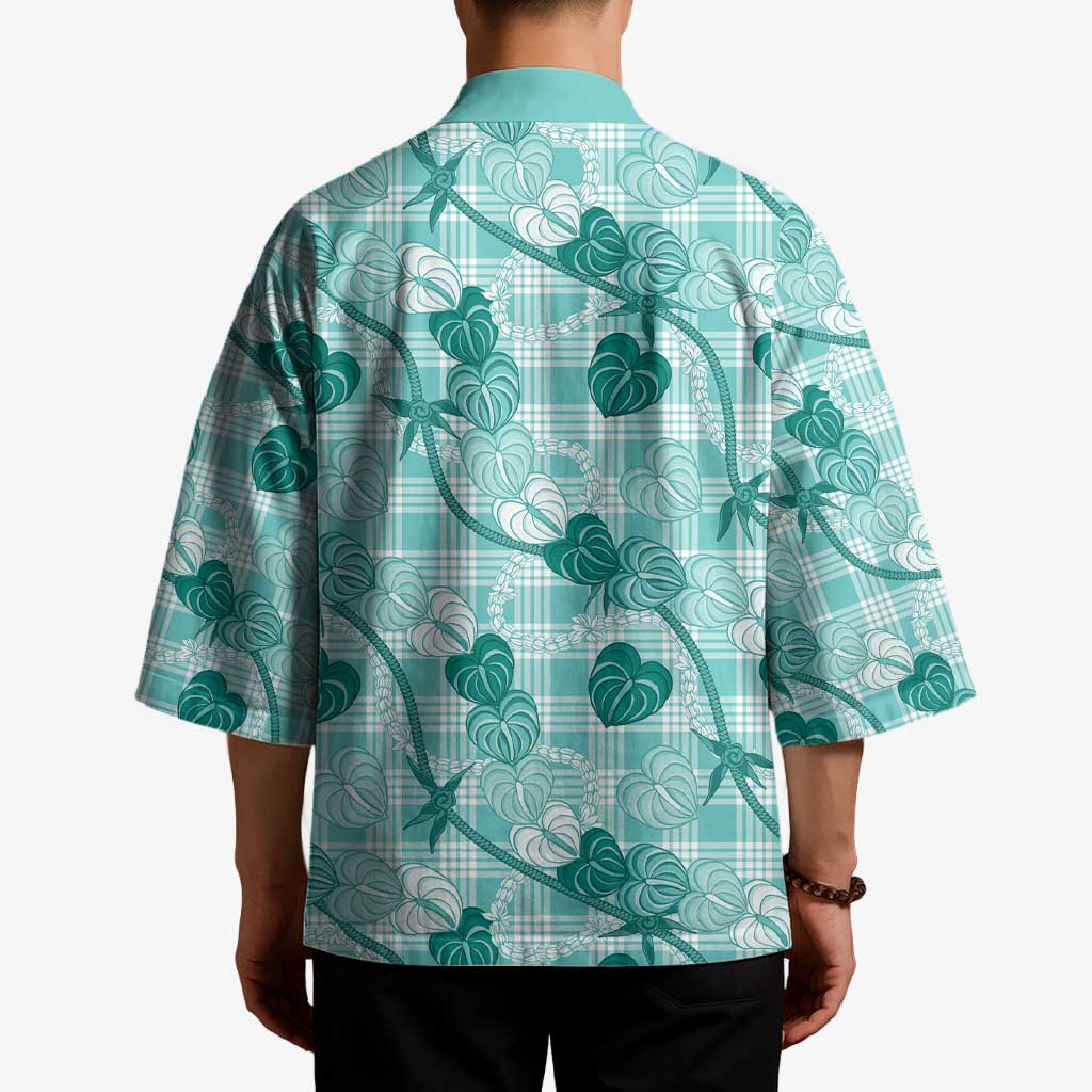 Anthurium Pikake Ti Leaf Palaka Kimono Turquoise Version
